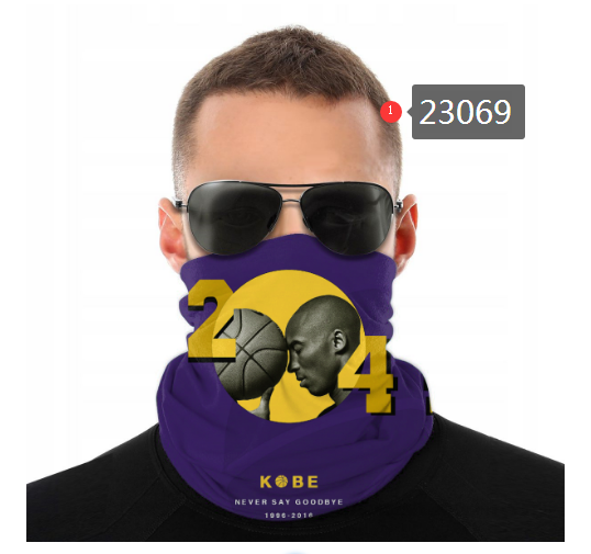 NBA 2021 Los Angeles Lakers #24 kobe bryant 23069 Dust mask with filter->nba dust mask->Sports Accessory